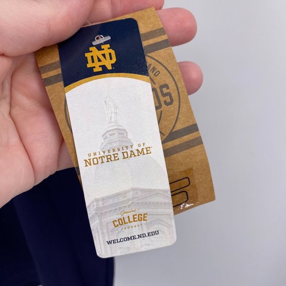 Notre Dame Mens polo shirt size large NEW Rivalry Threads 91 fighting Irish - Picture 5 of 8